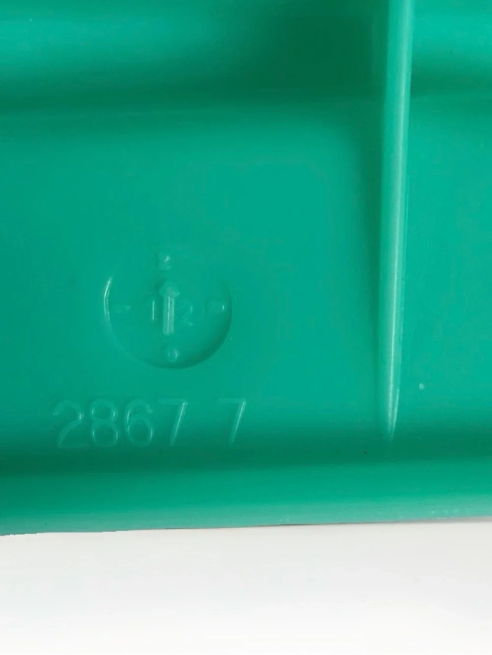 Vintage Rubbermaid Teal Ice Cube Trays Set of 2 Easy Release #2867 Made in USA